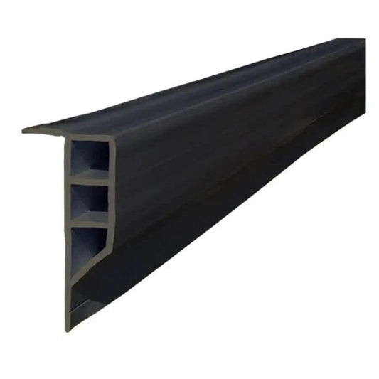 Dock Edge Standard PVC Full Face Profile - 16' Roll - Black [DE1163F] Dock Edge