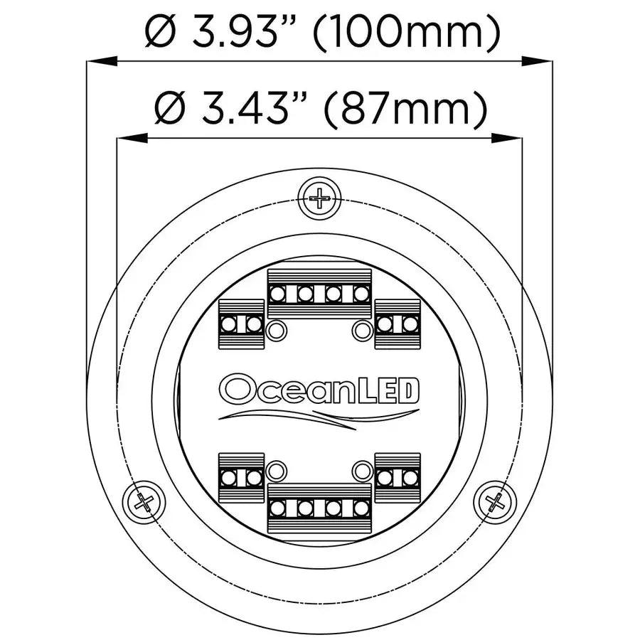 OceanLED Sport S3166S Underwater LED Light - Ultra White [012102W] - Besafe1st® 