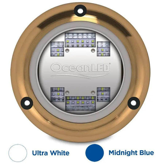 OceanLED Sport S3124s Underwater LED Light - Ultra White/Midnight Blue [012103BW] OceanLED