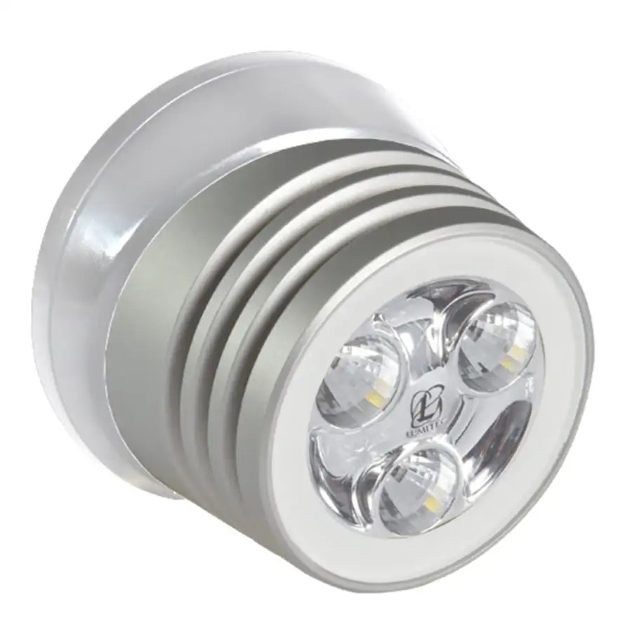 Lumitec Zephyr LED Spreader/Deck Light - Brushed White Base - White Non-Dimming [101325] - Besafe1st® 