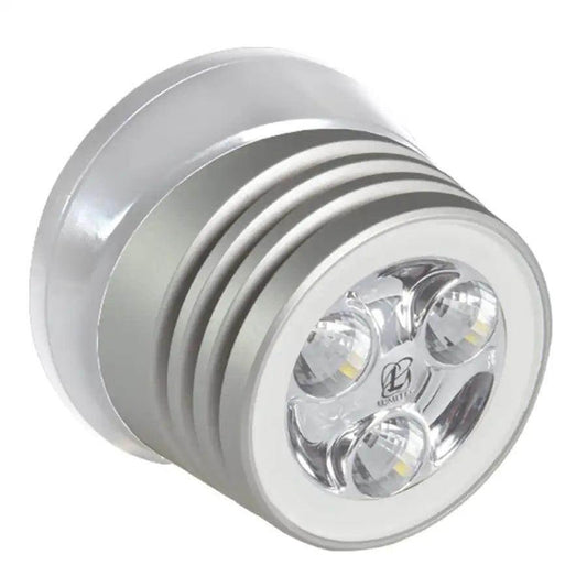 Lumitec Zephyr LED Spreader/Deck Light - Brushed White Base - White Non-Dimming [101325] Lumitec