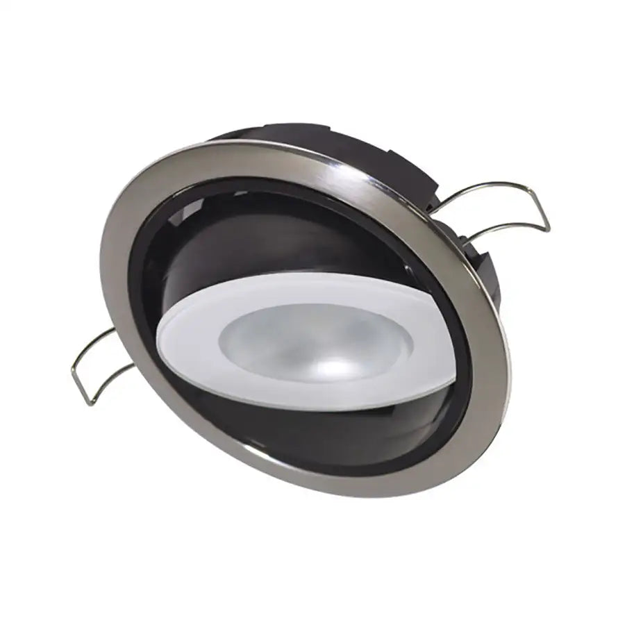 Lumitec Mirage Positionable Down Light - White Dimming, Red/Blue Non-Dimming - Polished Bezel [115118] Besafe1st™ | 