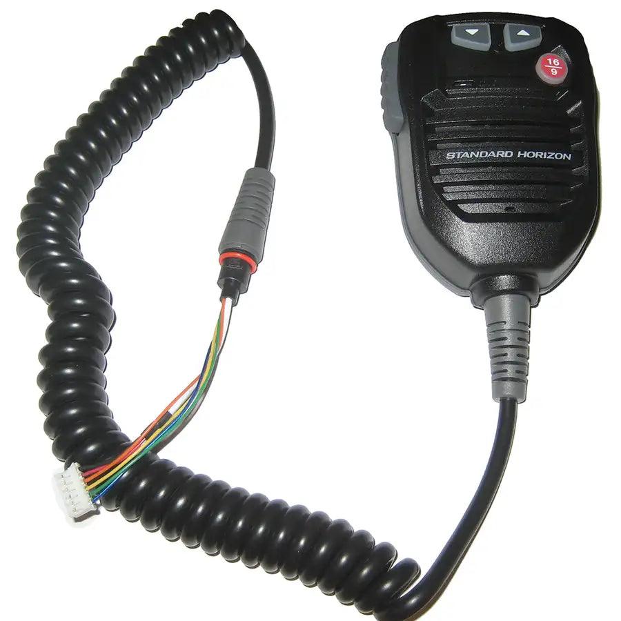 Standard Horizon Replacement VHF Mic f/GX2000B, GX2100B, GX2150B, GX2200B - Black [CS2308402] - Besafe1st® 