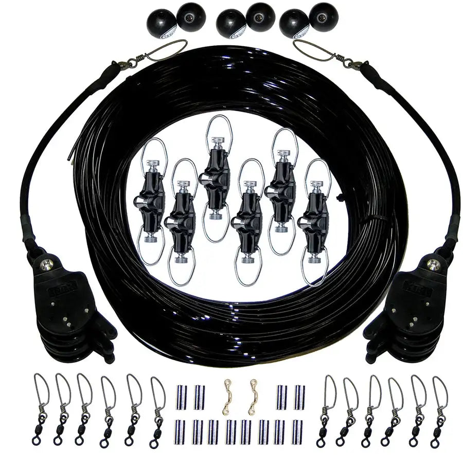 Rupp Triple Rigging Kit W/Lok-Ups & Nok-Outs - 520' Black Mono Cord [CA-0160-MO] Besafe1st™ | 
