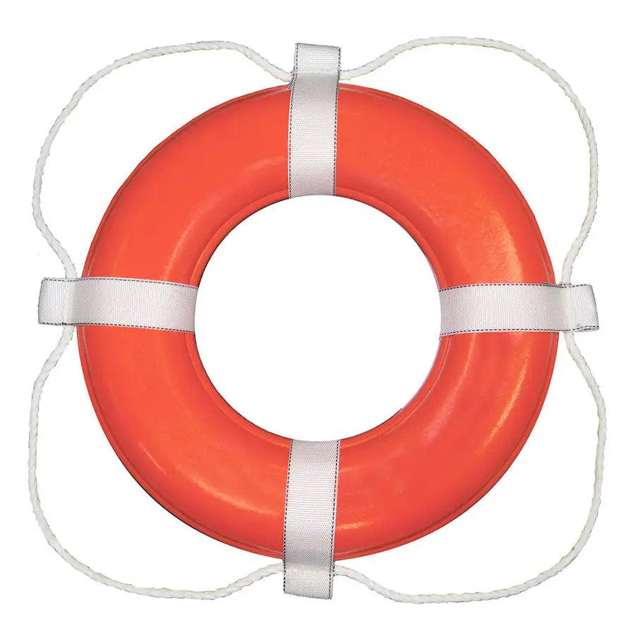 Taylor Made Foam Ring Buoy - 20" - Orange w/White Grab Line [363] - Besafe1st