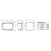 Hella Marine NaviLED Port & Starboard Pair - 2nm - Clear Lens/White Housing [980520911] - Besafe1st® 