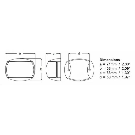 Hella Marine NaviLED Port & Starboard Pair - 2nm - Clear Lens/White Housing [980520911] Hella Marine