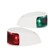 Hella Marine NaviLED Deck Mount Port & Starboard Pair - 2nm - Colored Lens/White Housing [980620811] - Besafe1st® 