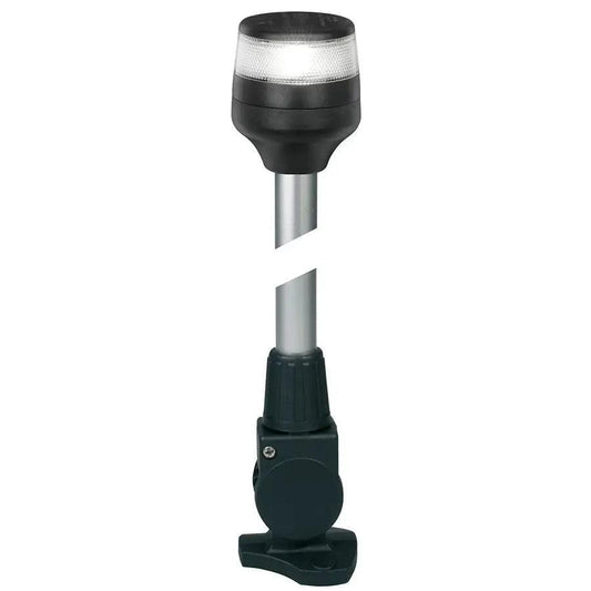 Hella Marine NaviLED 360 Compact All Round Lamp - 2nm - 12" Fold Down Base - Black [980960301] Hella Marine