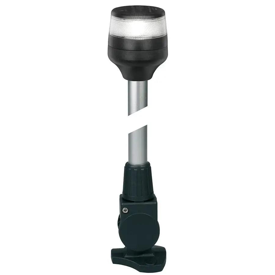 Hella Marine NaviLED 360 Compact All Round Lamp - 2nm - 40" Fold Down Base - Black [980960461] - Besafe1st® 