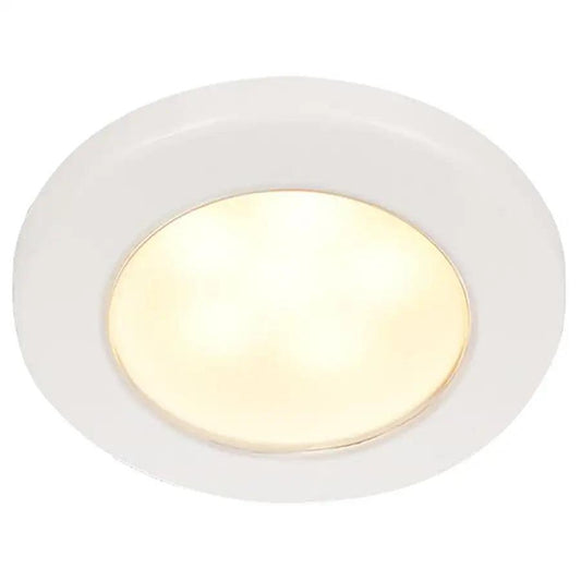 Hella Marine EuroLED 75 3" Round Screw Mount Down Light - Warm White LED - White Plastic Rim - 12V [958109011] Hella Marine