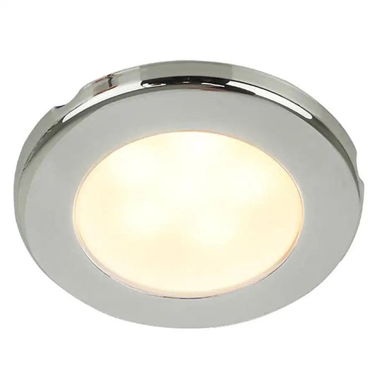 Hella Marine EuroLED 75 3" Round Screw Mount Down Light - Warm White LED - Stainless Steel Rim - 24V [958109121] Hella Marine
