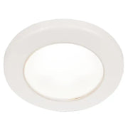 Hella Marine EuroLED 75 3" Round Screw Mount Down Light - White LED - White Plastic Rim - 12V [958110011] - Besafe1st® 