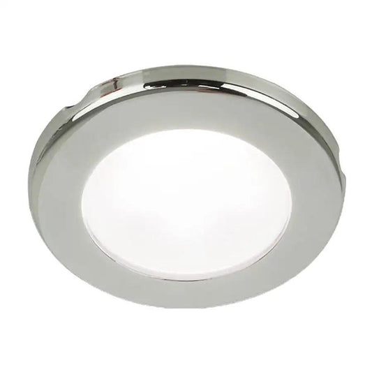 Hella Marine EuroLED 75 3" Round Screw Mount Down Light - White LED - Stainless Steel Rim - 24V [958110121] Hella Marine