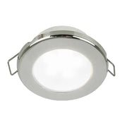 Hella Marine EuroLED 75 3" Round Spring Mount Down Light - White LED - Stainless Steel Rim - 12V [958110521] - Besafe1st® 