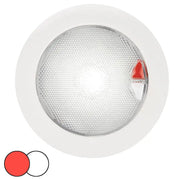 Hella Marine EuroLED 150 Recessed Surface Mount Touch Lamp - Red/White LED - White Plastic Rim [980630002] Besafe1st™ | 