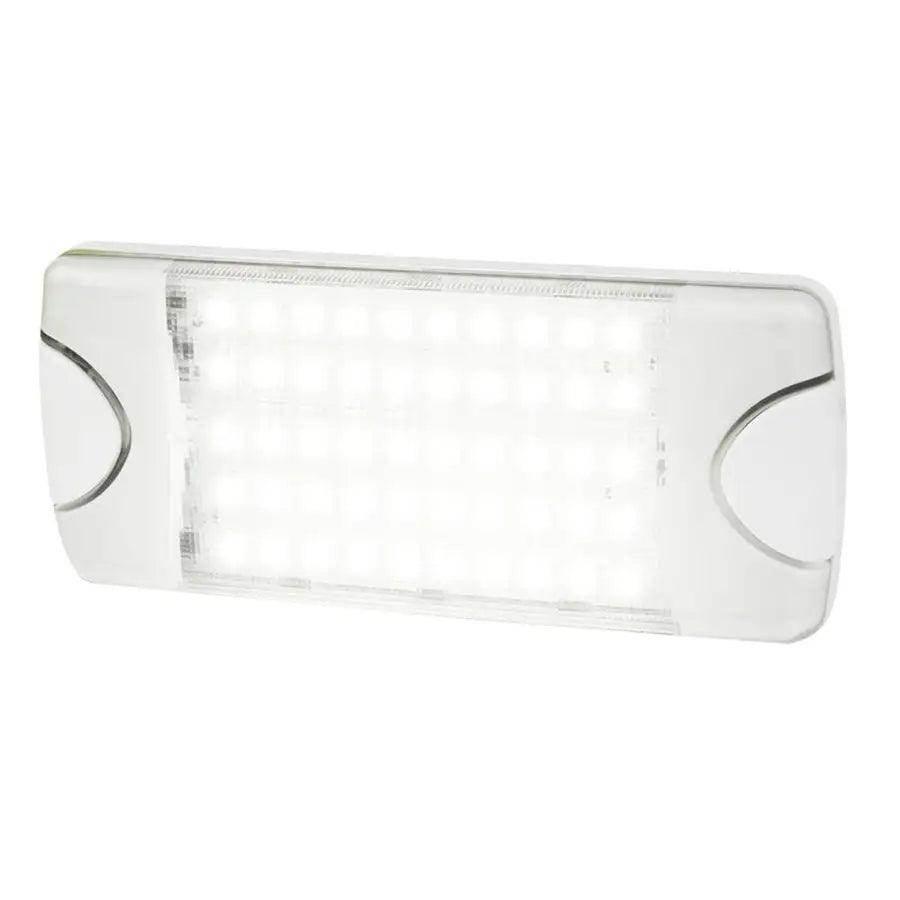 Hella Marine DuraLED 50 Low Profile Interior/Exterior Lamp - White LED Spreader Beam [980629001] - Besafe1st