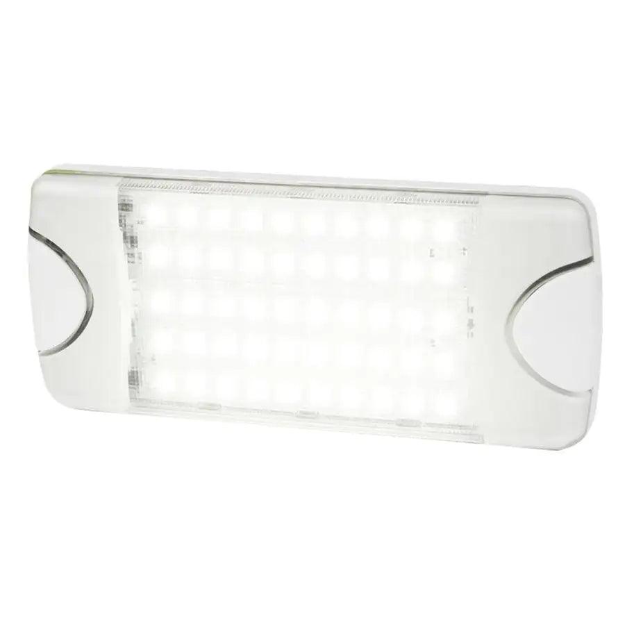 Hella Marine DuraLED 50 Low Profile Interior/Exterior Lamp - Wide White Spreader Beam [980629501] - Besafe1st® 