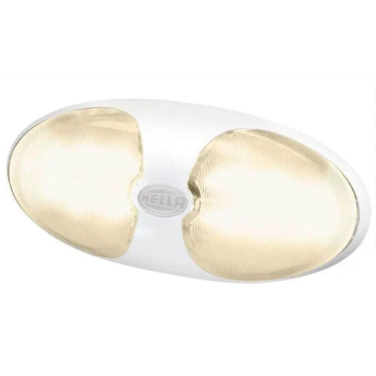 Hella Marine DuraLED 12 Interior/Exterior Lamp - Warm White LED - White Housing [959700701] Hella Marine