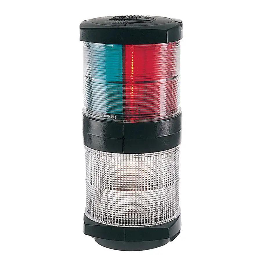 Hella Marine Tri-Color Navigation Light/Anchor Navigation Lamp- Incandescent - 2nm - Black Housing - 12V [002984601] - Besafe1st® 