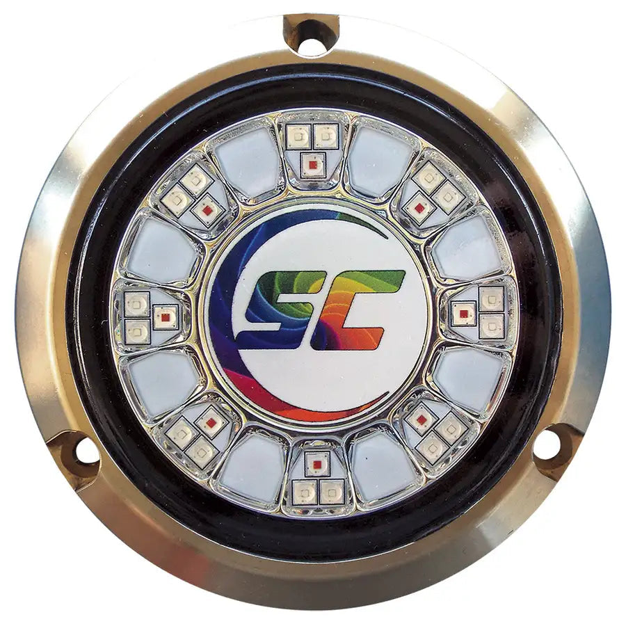 Shadow-Caster SCR-24 Bronze Underwater Light - 24 LEDs - Full Color Changing [SCR-24-CC-BZ-10] - Besafe1st® 