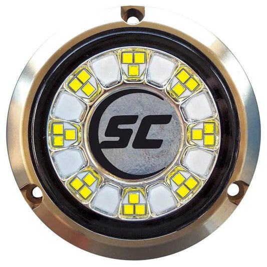 Shadow-Caster SCR-24 Bronze Underwater Light - 24 LEDs - Great White [SCR-24-GW-BZ-10] Shadow-Caster LED Lighting