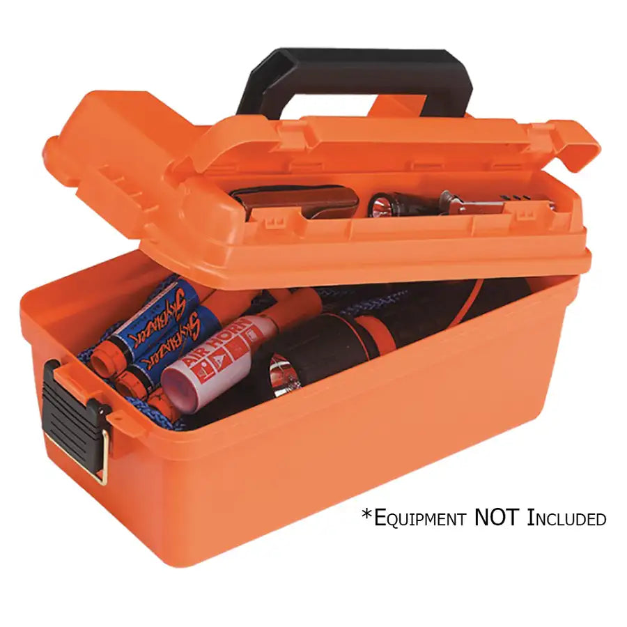 Plano Small Shallow Emergency Dry Storage Supply Box - Orange [141250] - Besafe1st® 