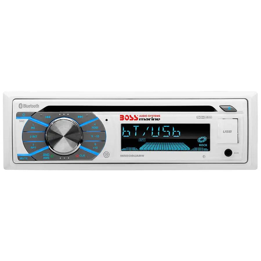 Boss Audio MR508UABW Marine Stereo w/AM/FM/CD/BT/USB [MR508UABW] - Besafe1st® 