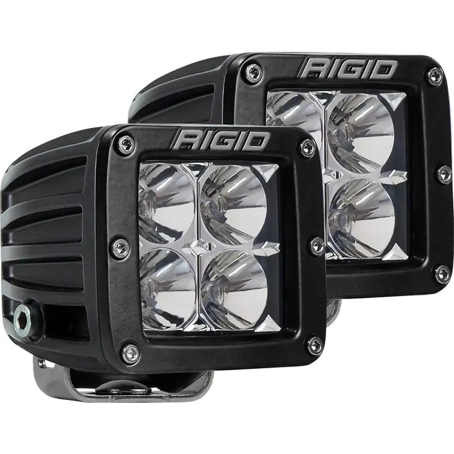 RIGID Industries D-Series PRO Hybrid-Flood LED - Pair - Black [202113] - Besafe1st® 