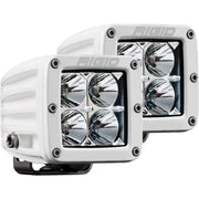 RIGID Industries D-Series PRO Hybrid-Flood LED - Pair - White [602113] - Besafe1st® 