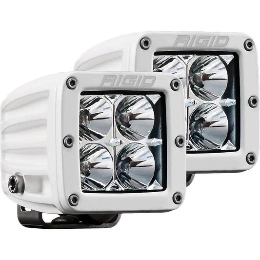 RIGID Industries D-Series PRO Hybrid-Flood LED - Pair - White [602113] RIGID Industries