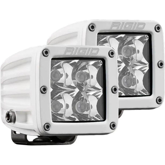 RIGID Industries D-Series PRO Hybrid-Spot LED - Pair - White [602213] RIGID Industries