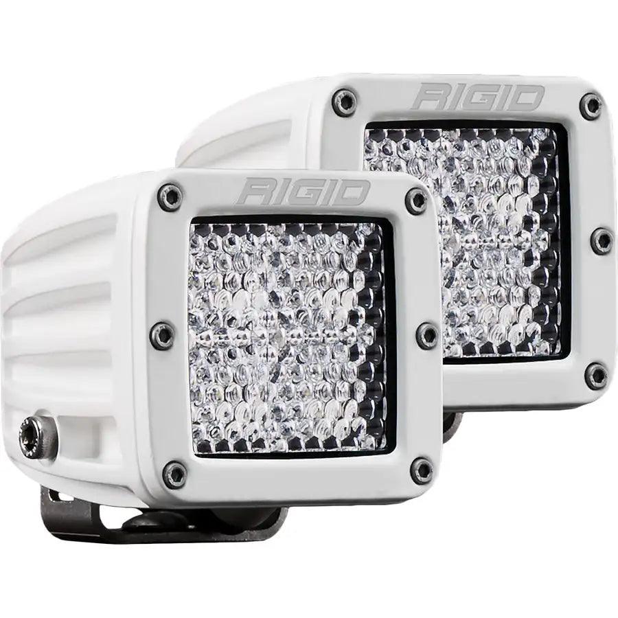 RIGID Industries D-Series PRO Hybrid-Diffused LED - Pair - White [602513] - Besafe1st® 