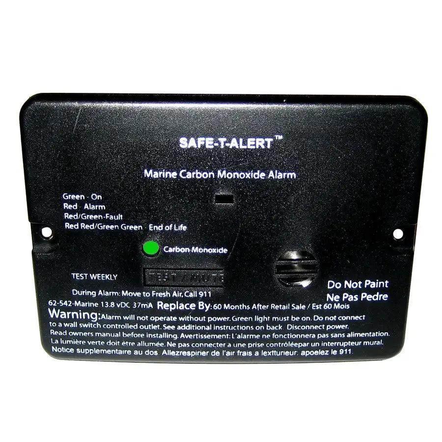 Safe-T-Alert 62 Series Carbon Monoxide Alarm - 12V - 62-542-Marine - Flush Mount - Black [62-542-MARINE-BLK] - Besafe1st