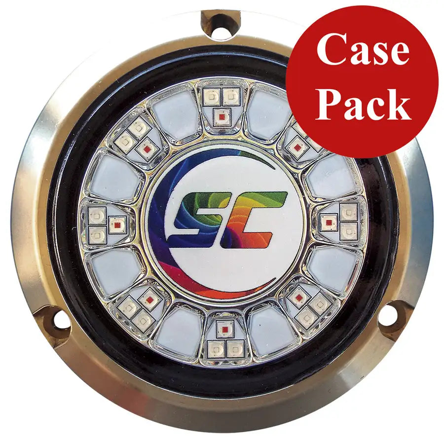 Shadow- Caster SCR-24 Bronze Underwater Light - 24 LEDs - Full Color Changing - *Case of 4* [SCR-24-CC-BZ-10CASE] - Besafe1st® 