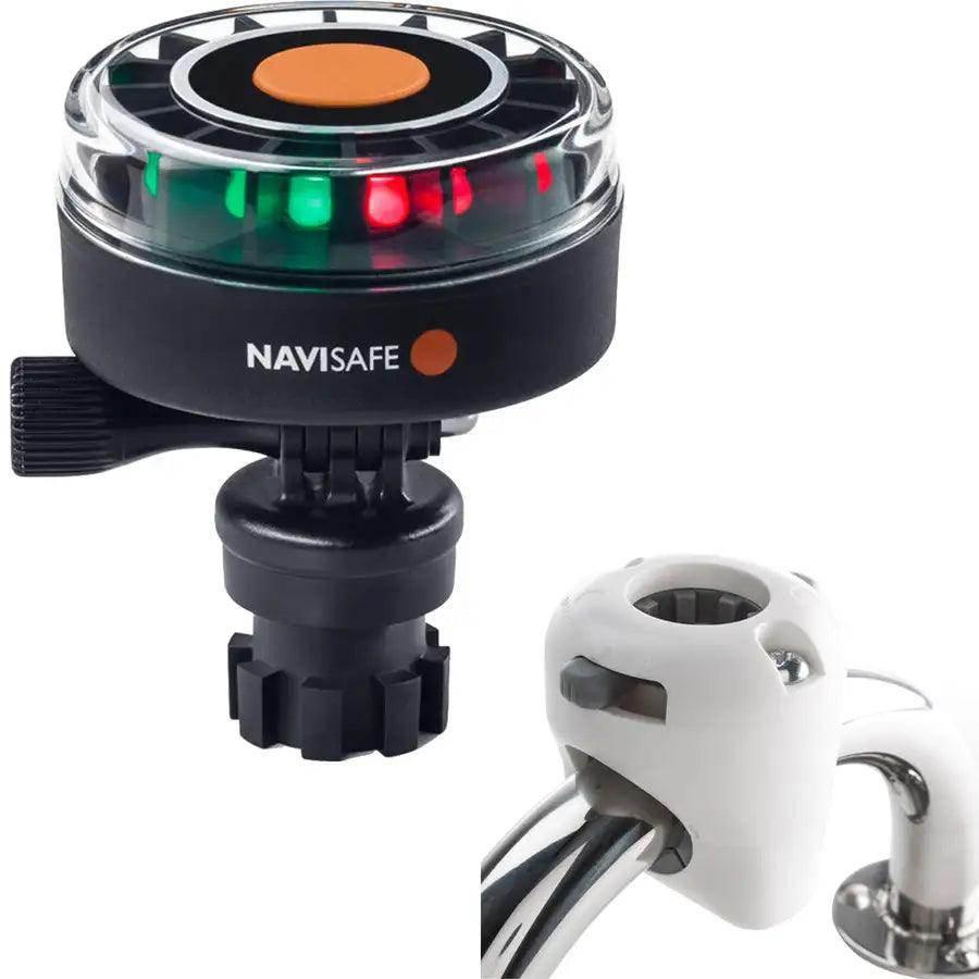 Navisafe Navilight 2NM Tricolor w/Navimount Base Rail Mount - White [340KIT3] - Besafe1st