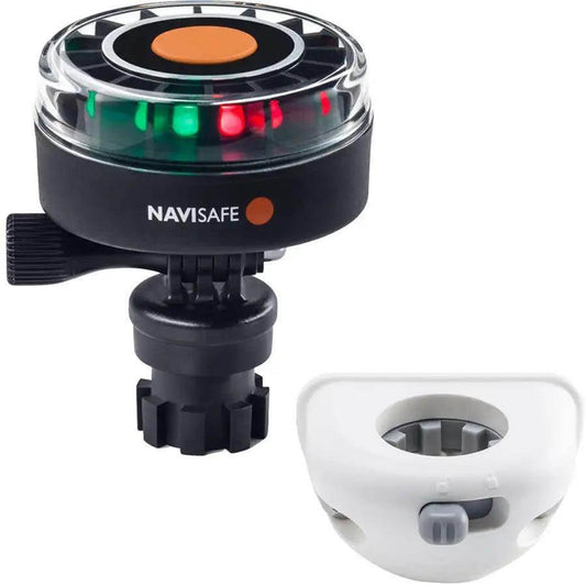 Navisafe Navilight 2NM Tricolor w/Navimount Base Vertical Mount - White [340KIT6] - Besafe1st