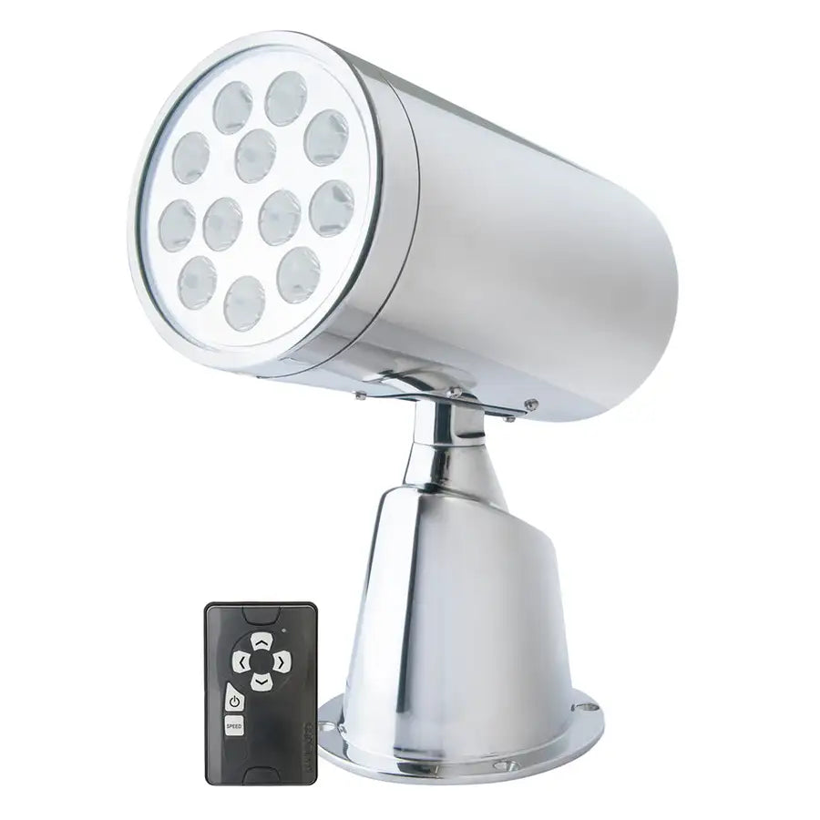 Marinco Wireless LED Stainless Steel Spotlight w/Remote [23050A] Besafe1st™ | 