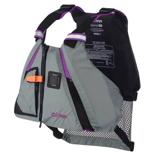 Onyx MoveVent Dynamic Paddle Sports Vest - Purple/Grey - M/L [122200-600-040-18] - Besafe1st