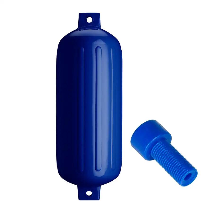 Polyform G-6 Twin Eye Fender 11" x 30" - Cobalt Blue w/Adapter [G-6-COBALT BLUE] - Premium Fenders Besafe1st®  Shop now 