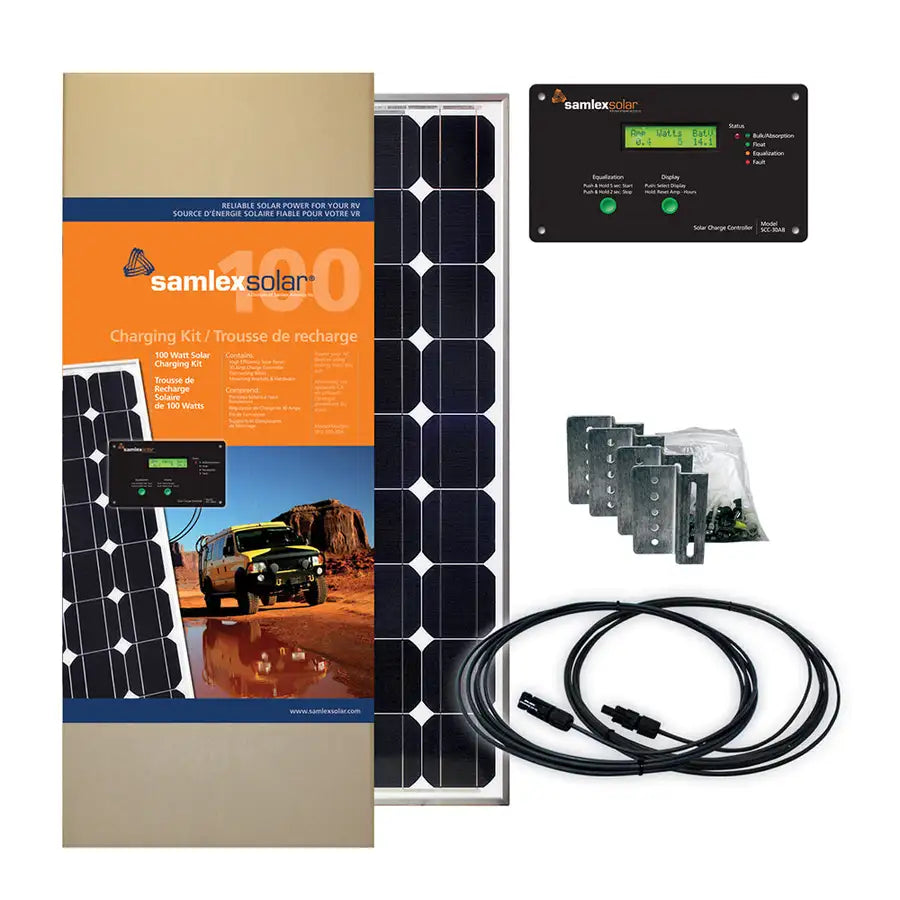 Samlex Solar Charging Kit - 100W - 30A [SRV-100-30A] - Premium Solar Panels from Samlex America - Just $518.20! Shop now at Besafe1st®