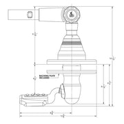 TACO Grand Slam 400 Outrigger Top Mount - Pair [GS-400] - Besafe1st® 