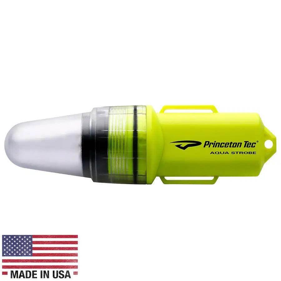 Princeton Tec Aqua Strobe LED - Neon Yellow [AS-LED-NY] - Besafe1st