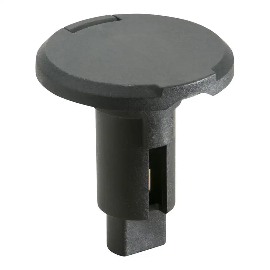 Attwood LightArmor Plug-In Base - 2 Pin - Black - Round [910R2PB-7] - Besafe1st® 