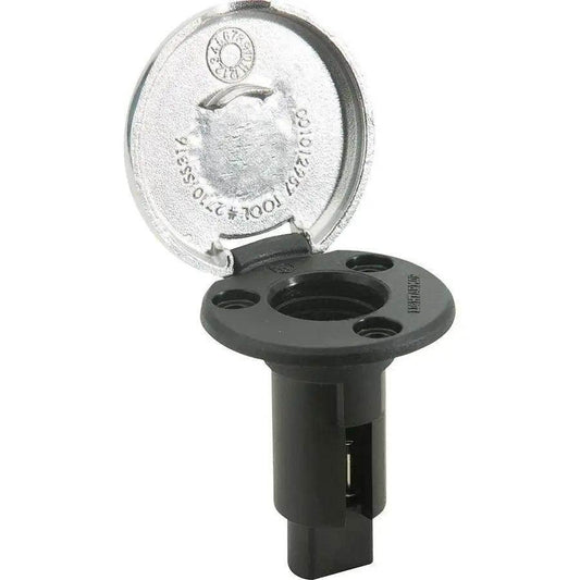 Attwood LightArmor Plug-In Base - 2 Pin - Stainless Steel - Round [910R2PSB-7] - Besafe1st