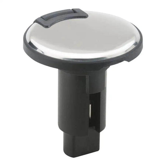 Attwood LightArmor Plug-In Base - 2 Pin - Stainless Steel - Round [910R2PSB-7] - Besafe1st