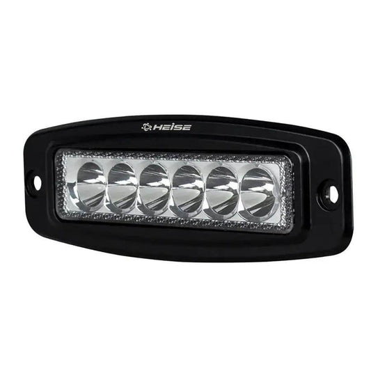 HEISE 6 LED Single Row Driving Light - Flush Mount [HE-FMDL1] - Besafe1st