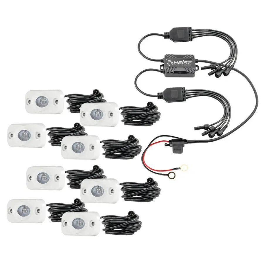 HEISE RGB Accent Light Kit - 8 Pack [HE-8MLRGBK] - Besafe1st