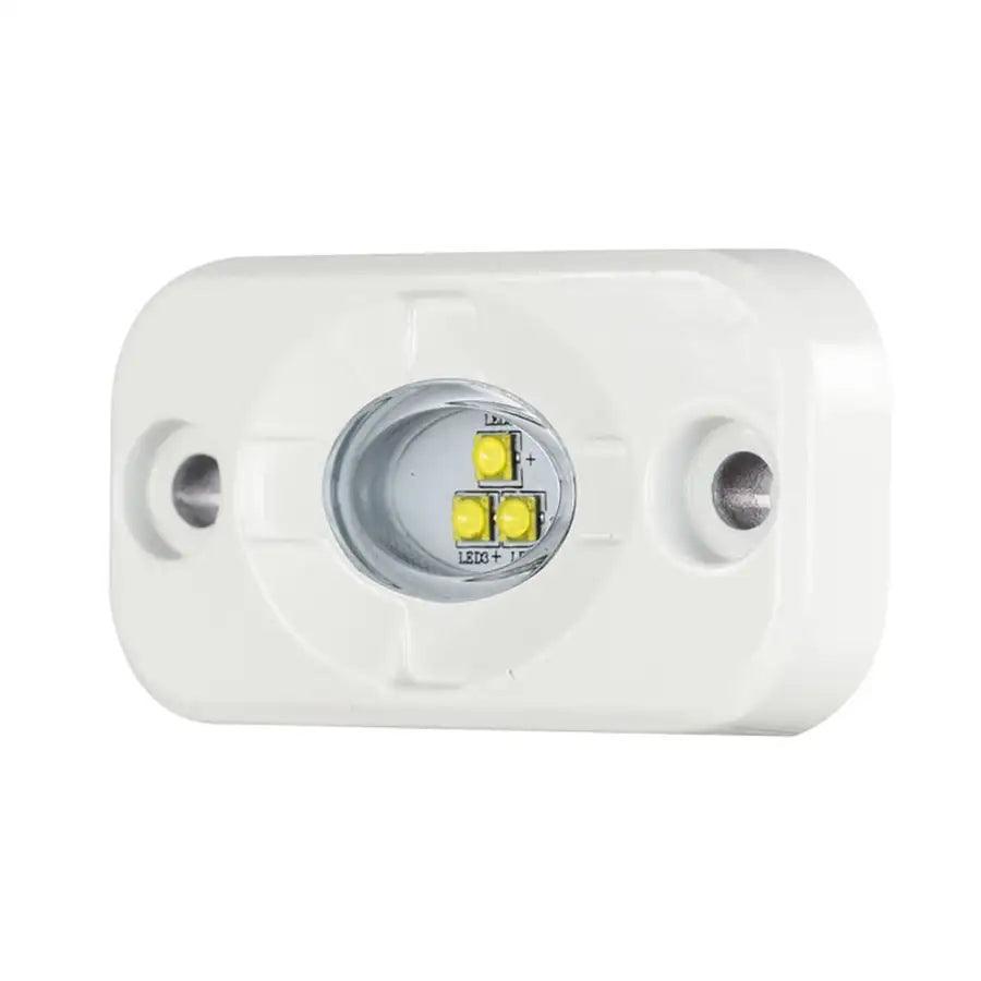HEISE Marine Auxiliary Accent Lighting Pod - 1.5" x 3" - White/White [HE-ML1] - Besafe1st