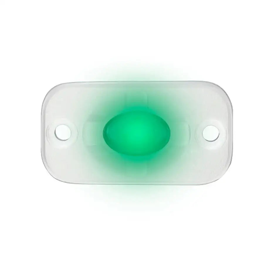 HEISE Marine Auxiliary Accent Lighting Pod - 1.5" x 3" - White/Green [HE-ML1G] - Premium Lighting  Shop now at Besafe1st®